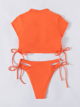 Load image into Gallery viewer, Cut Out Tie Side Bikini Swimsuit
