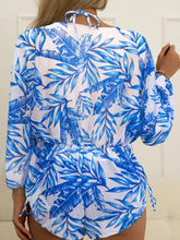 Load image into Gallery viewer, 3pack Random Tropical Print Halter Drawstring Side Bikini Swimsuit
